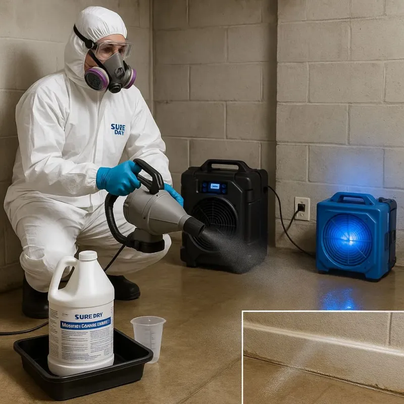 Sanitization and Odor Removal process in Towson, MD